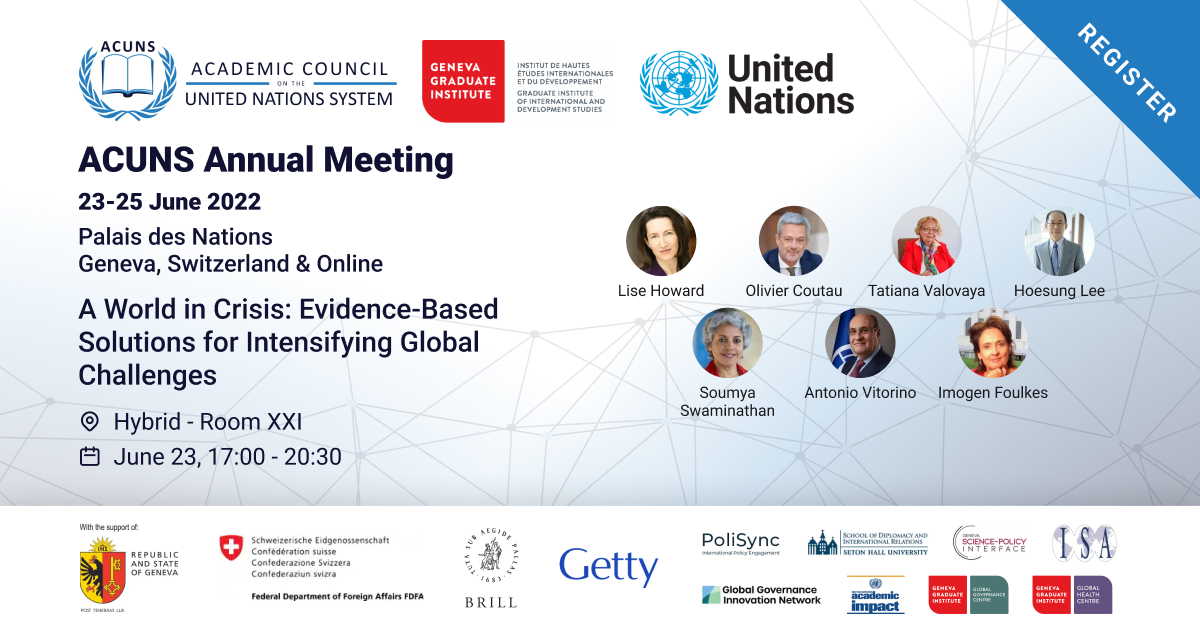 A World in Crisis: Evidence-Based Solutions for Intensifying Global ...